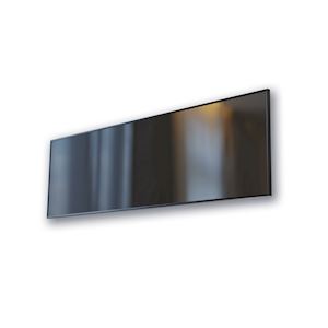  Diffuseur de soufflage Collection Reflet teinte Grise pour plénum de 1000x200 mm - 400x400px